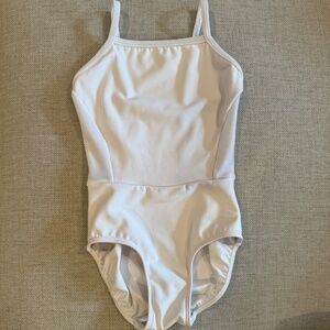 Eleve Alana White Leotard - Size Child Medium